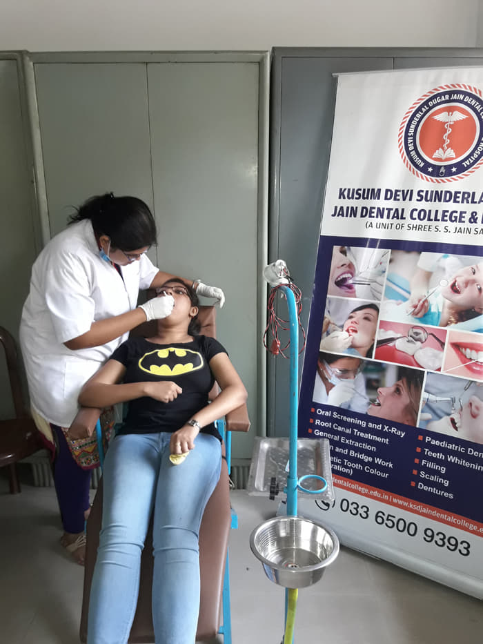 Kusum Devi Sunderlal Dugar Jain Dental College and Hospital Kolkata Dental Check-up Camp photo 2